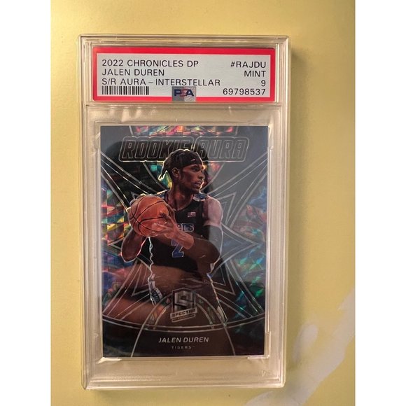 Jalen Duren 2022 Spectra Rookie Aura Interstellar 06/49 PSA 9 PRISTINE *POP 1*